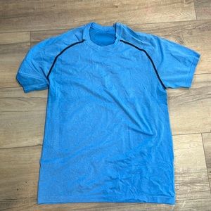 lululemon mens shirt blue